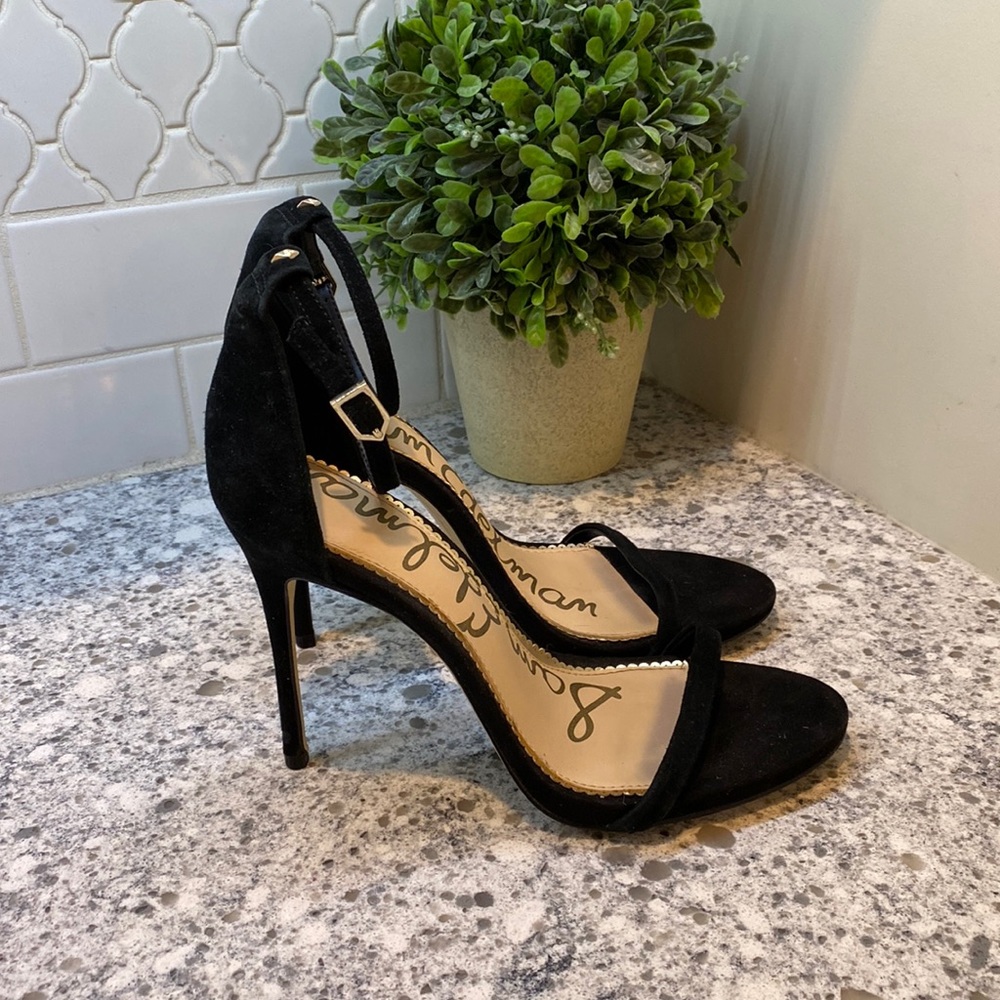 Sam Edelman Black Suede Heels